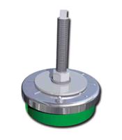 zal16050v170 FIBET M20 Natural Rubber Adjustable Foot, 2000kg Static Load Capacity