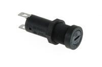 00313901 Schurter 10A Panel Mount Fuse Holder for 5 x 20mm Fuse, 1P, 250V ac
