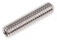 137-736 Plain Stainless Steel Hex Socket Set M3 x 12mm Grub Screw