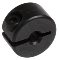 mcl-4-f Ruland Shaft Collar, One Piece, Clamp Screw, Bore 4mm, OD 16mm, W 9mm, Carbon Steel