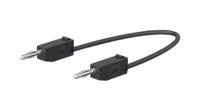 280115-06021 Staubli Test lead, 10A, 30 → 60V, Black, 60cm Lead Length