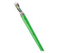 0036926 Lapp ÖLFLEX SERVO FD Control Cable, 12 Cores 0.22 mm² 24 AWG, 50 m, Screened Stranded, Green Polyurethane Sheath