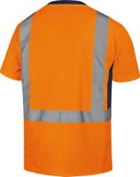 novaorxg Delta Plus Fluorescent Orange Unisex Hi Vis T-Shirt, 42