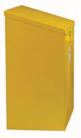 350-6078 RS PRO Yellow Steel Lockable 1 Door Hazardous Substance Cabinet, 762mm x 1000mm x 460mm