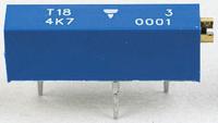 t18501kt10 500Ω, Through Hole Trimmer Potentiometer 0.75W Side Adjust Vishay, T18