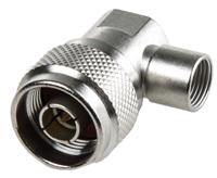 r161157000w Radiall, Plug Cable Mount N Connector, 50Ω, Clamp Termination, Right Angle Body