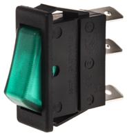 c5503alnak Arcolectric (Bulgin) Ltd Illuminated SPST, On-Off Rocker Switch Panel Mount