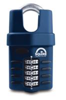 rs-cp60cs Squire Combination Weatherproof Die Cast Alloy Combination Padlock, 10mm Shackle, 60mm Body