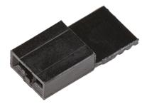 881545-2 TE Connectivity, AMPMODU NOVO Shunt Female Straight Black Handle, Open Top 2 Way 1 Row 2.54mm Pitch