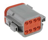 dt06-08sa Deutsch, DT Automotive Connector Plug Grey 8 Way DT06-08SA
