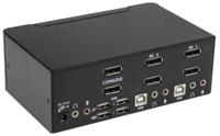 sv231dpddua StarTech.com 2 Port Dual Monitor USB DisplayPort KVM Switch, 3.5 mm Stereo 2560 x 1600 Maximum Resolution