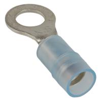 267-3745 RS PRO Insulated Ring Terminal, M5 Stud Size, 1.5mm² to 2.5mm² Wire Size, Blue