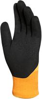 97011080 Ansell ActivArmr 97-011 Black, Orange Acrylic Polyester (Liner), Acrylic Glove, Size 8, Nitrile Coating