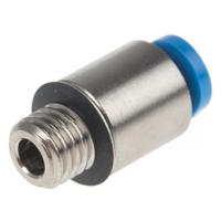 qsm-m7-4-i Festo QS Series Straight Threaded Adaptor, M7 Male to Push In 4 mm, Threaded-to-Tube Connection Style, 153319