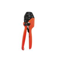 267-3133 RS PRO Hand Ratcheting Crimp Tool for Insulated terminals red, blue, yellow, 0.5 → 6mm² Wire