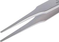 238-6255 RS PRO 120 mm, Stainless Steel, Flat; Rounded, Tweezers