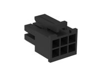 g88mph0622ceu Amphenol Communications Solutions, G88MPH0622 Housing Plug, 3mm Pitch, 6 Way, 2 Row Vertical