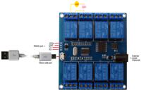 usb-relay08 Seeit USB-RELAY08 Relay for Relay Control Card for PIC, TTL, AVR, Arduino, Raspberry Pi
