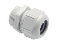 53111530 Lapp SKINTOP Series Light Grey Polyamide Cable Gland, M25 Thread, 30mm min., 33.6mm max., IP69