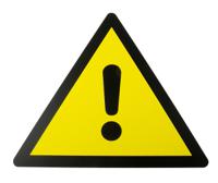 857-8719 RS PRO General Hazard Hazard Warning Sign