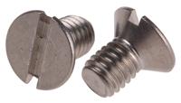 914-1894 RS PRO Slot M6 Countersunk A4 316 Stainless Steel Machine Screws DIN 963 x 10.0mm