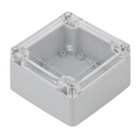 186-2277 RS PRO Grey ABS, Polycarbonate Enclosure, IP67, IK07, 105 x 105 x 60.1mm