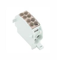 1561120000 Weidmuller Distribution Block, 2 Way, 16 mm², 25 mm², 152A, 1 kV ac/dc, 600 V, Brown