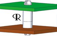 dlmspm-12-01 DLMSPM-12-01, 19.1mm High Nylon PCB Post for 3.18mm PCB Hole, 4.6mm Base