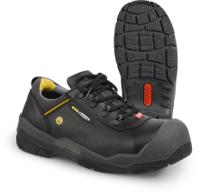 1538-36 Jalas 1538 Unisex Black, Yellow Aluminium Toe Capped Safety Shoes, UK 3, EU 36