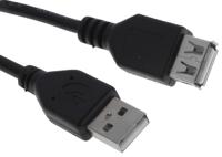 182-8489 RS PRO USB 2.0, Male USB A to Female USB A, 5m