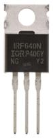 irf640npbf Infineon HEXFET Type N-Channel MOSFET, 18 A, 200 V Enhancement, 3-Pin TO-220 IRF640NPBF