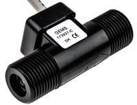 173937-c Gems Sensors FT-110 Series Turbine Flow Sensor for Liquid, 1 L/min Min, 10 L/min Max