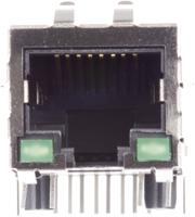 hfj11-2450e-l11rl Halo Electronics FastJack Series Female RJ45 Connector, Through Hole Right Angle 1 Port