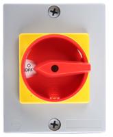 860-9529 RS PRO 3P Pole Panel Mount Isolator Switch - 20A Maximum Current, 11kW Power Rating, IP65