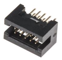 121-6527 RS PRO Straight Through Hole PCB Header, 10 Contact(s), 1.27 mm Pitch, 2 Row, Shrouded