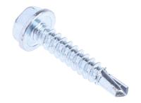 546-5862 RS PRO Bright Zinc Plated Steel Self Drilling Screw M4.8 x 25mm Long
