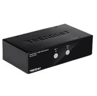tk-241dp Trendnet 2 Port Dual Monitor USB DisplayPort KVM Switch, 3.5 mm Jack 3840 x 2160 Maximum Resolution