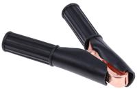 bu-46a-0l Mueller Electric Crocodile Clip, Copper-Plated Steel Contact, 50A, Black