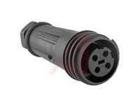 pxa92104s Bulgin Circular Connector, 4 Contacts, Cable, Standard Connector, Socket, Female, IP68, Buccaneer 900 Series