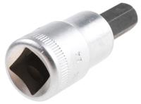 03050010 STAHLWILLE 1/2 in Drive Bit Socket, Hex Bit, 10mm, 60 mm Overall Length