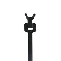 183-4180 RS PRO Cable Tie, Releasable, 230mm x 6.8 mm, Black 316 Stainless Steel, Pk-100