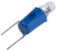 210-844 RS PRO Blue LED Indicator Lamp, 24V ac/dc, Bi-Pin Base, 4.25mm Diameter, 500mcd