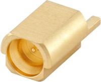 18s203-40ml5 Rosenberger SMP Series, Plug Surface Mount SMP Connector, 50Ω, Solder Termination, Right Angle Body