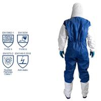 2510400009 Chemsplash White Disposable Coverall, 3XL