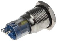811-8389 RS PRO Push Button Switch, Latching, Panel Mount, 16mm Cutout, SPDT, 250V ac, IP65, IP67