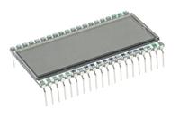 185-0159 RS PRO 7-Segment LCD Display, Black on Grey, 1 Row by 3-1/2 Characters, Transflective