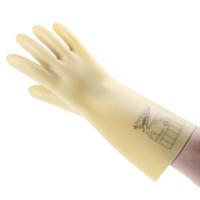 re136010 Polyco Healthline Electricians Gloves Yellow Latex Latex Electrical Insulating Gloves, Size 10, Latex Coating