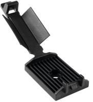 151-16300-fkh30-pa66hir-bk HellermannTyton Black Polyamide Cable screw in flat ply, 3.1mm Max. Bundle