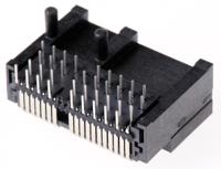 pcie-036-02-f-d-ra Samtec PCIE Series Right Angle Female Edge Connector, Through Hole Mount, 36-Contacts, 1mm Pitch, 2-Row, Solder