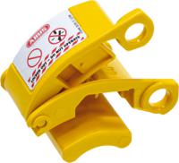 p600 ABUS Yellow 1-Lock Polycarbonate Industrial Plug Lock Out, 7mm Shackle, 27mm Attachment